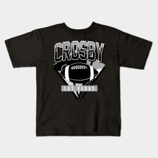 Crosby Las Vegas Football Retro Kids T-Shirt